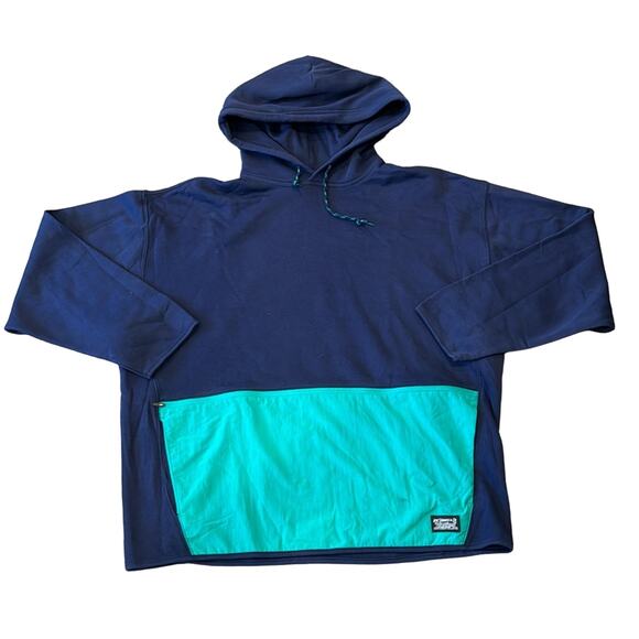 NWT Levi's Men's Utility Hoodie Sweatshirt Navy Green Size XL - Picture 2 of 7